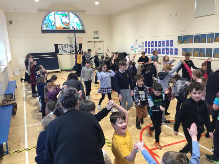 6. Burns Ceilidh dancing 