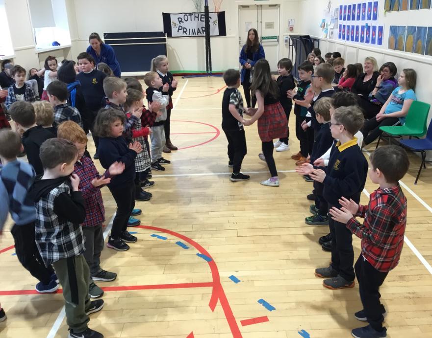 12.  Burns Ceilidh dancing 